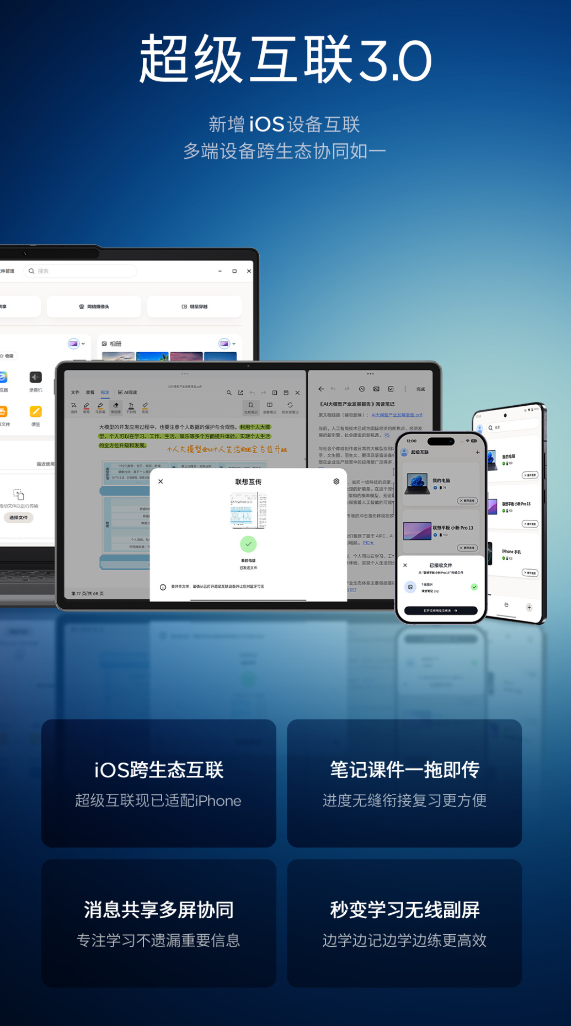联想超级互联3.0正式上线!不限品牌:PC、安卓、iOS无缝连接