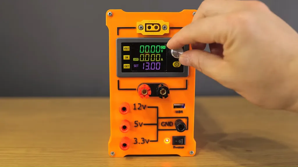 20年老电源废物利用！3D打印+百元配件：自制专业实验台电源