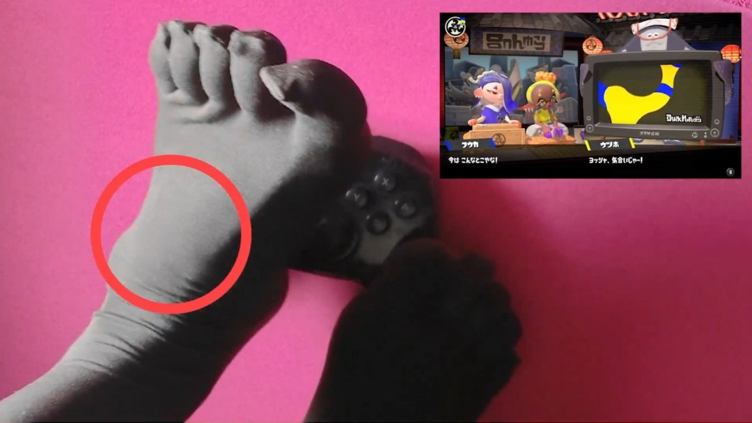 日本虚拟主播五年坚持用脚玩游戏 竟练成专门足部肌肉