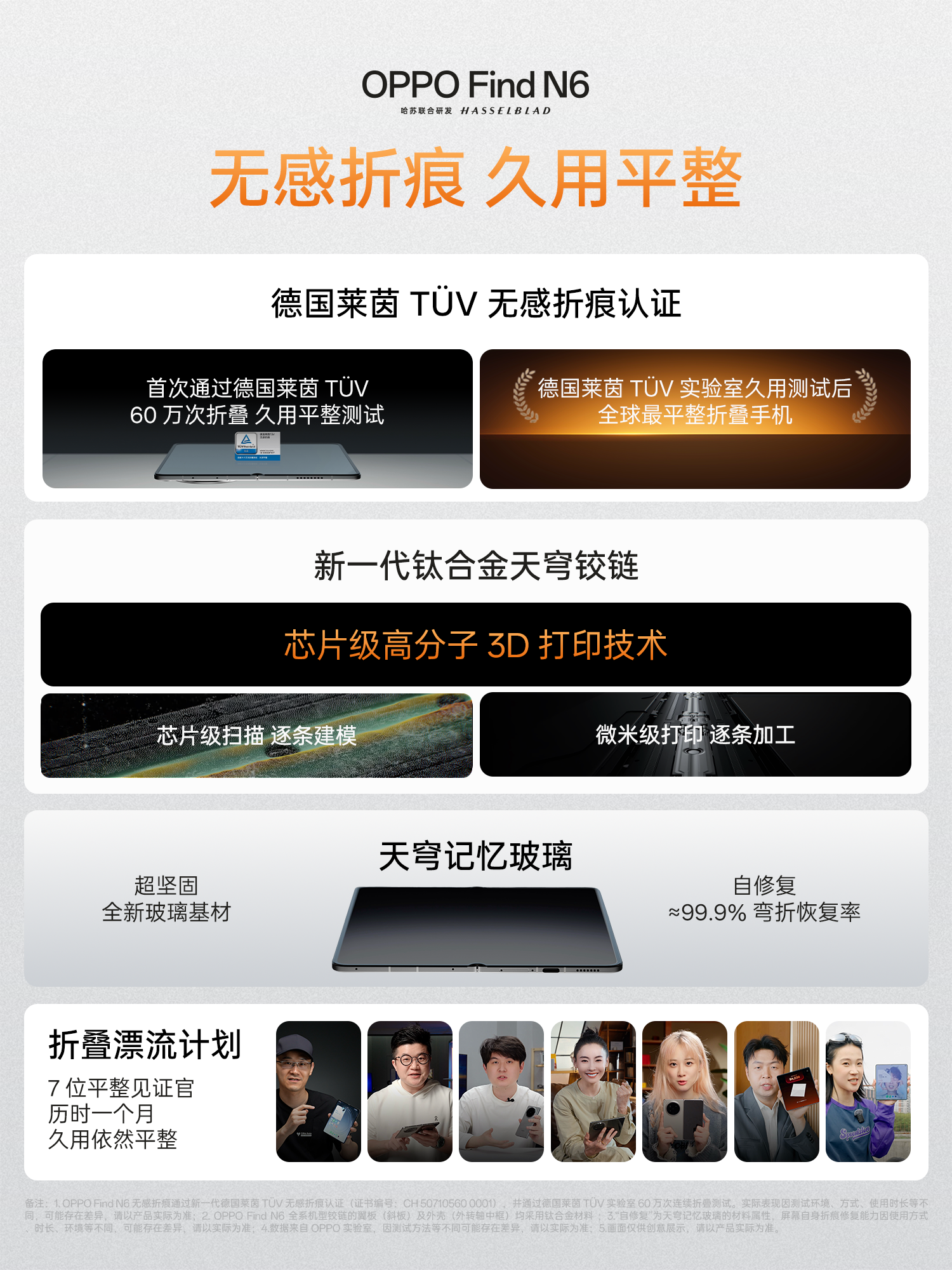 全球首发无感折痕屏！OPPO Find N6发布：9999元起