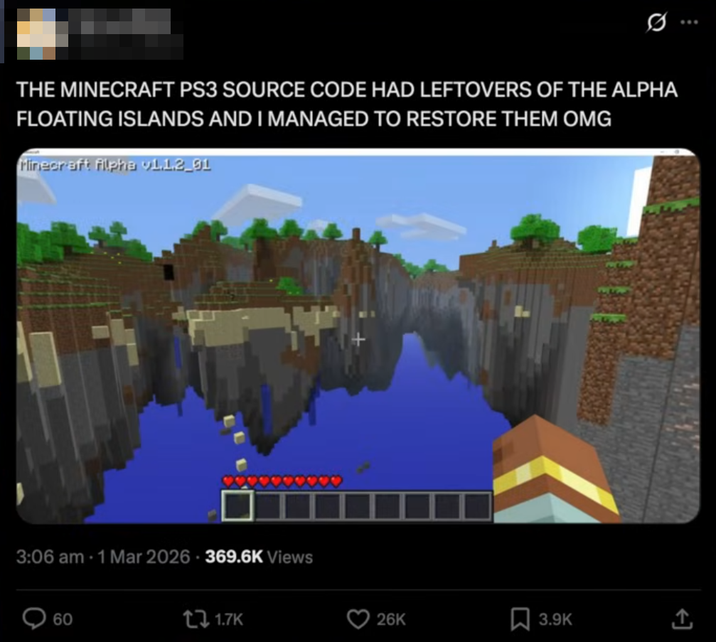 《我的世界》源码泄露后，外国人也有了自己的《迷你世界》