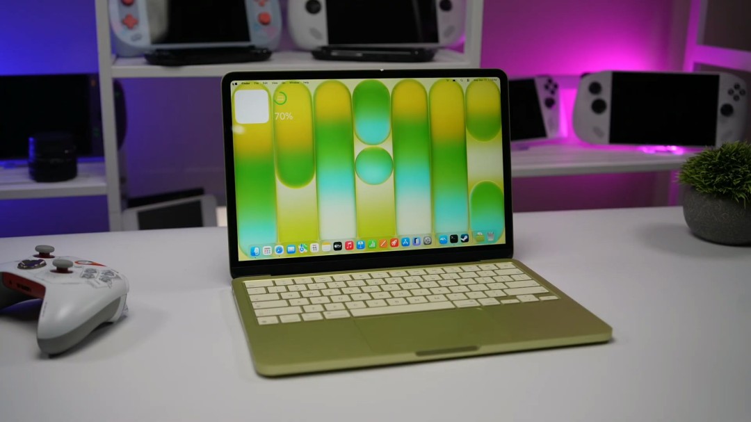 苹果最便宜笔记本MacBook Neo测试 《赛博朋克2077》可跑30帧