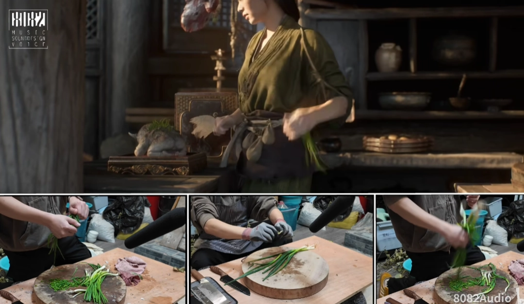 《黑神话：钟馗》实机短片制作花絮曝光 真食材烹饪诱人美食