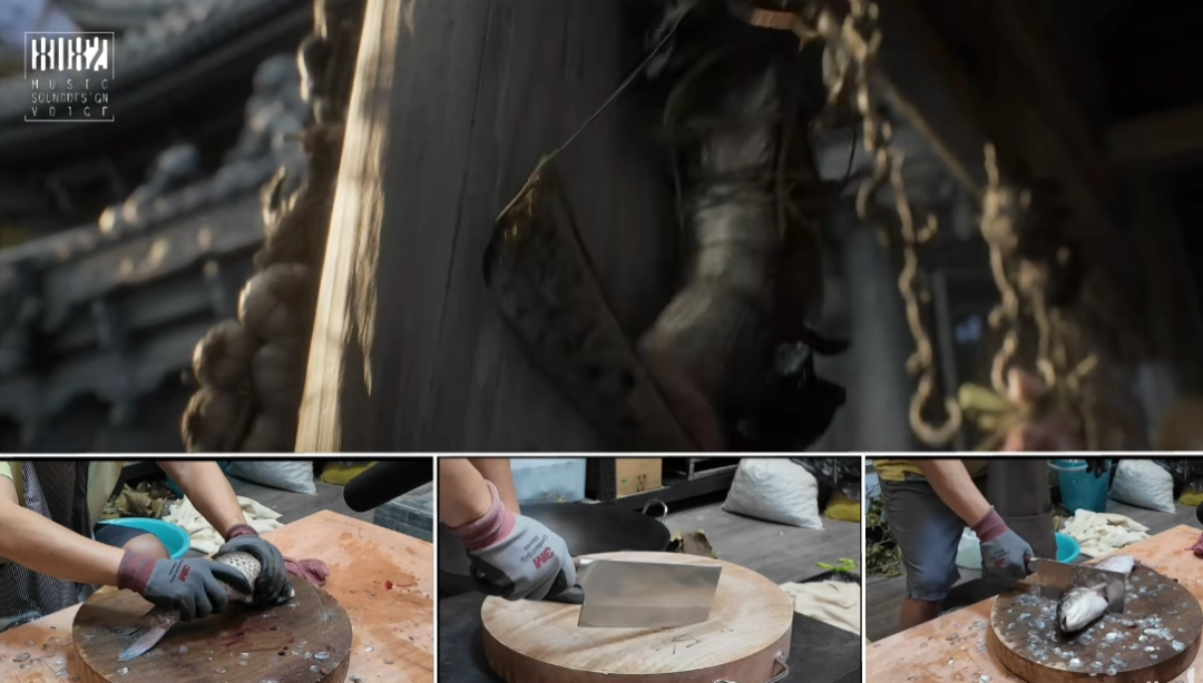 《黑神话：钟馗》实机短片制作花絮曝光 真食材烹饪诱人美食