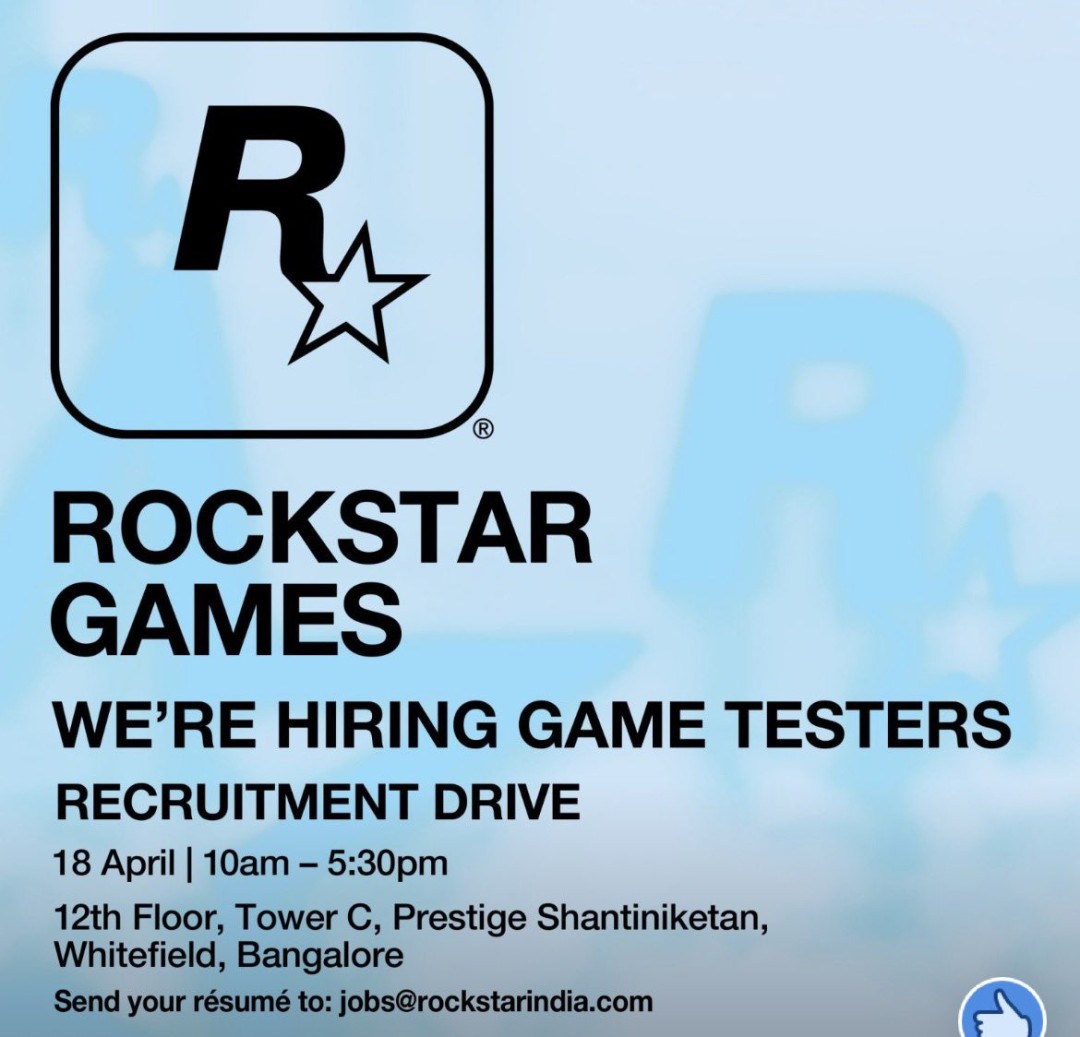 R星印度为《GTA6》招聘QA测试员 提前玩又能赚钱