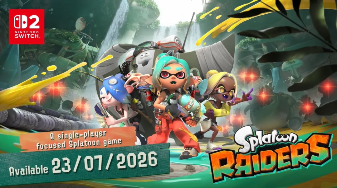 《斯普拉遁：涂击队》官宣发售日期 Switch2独占！