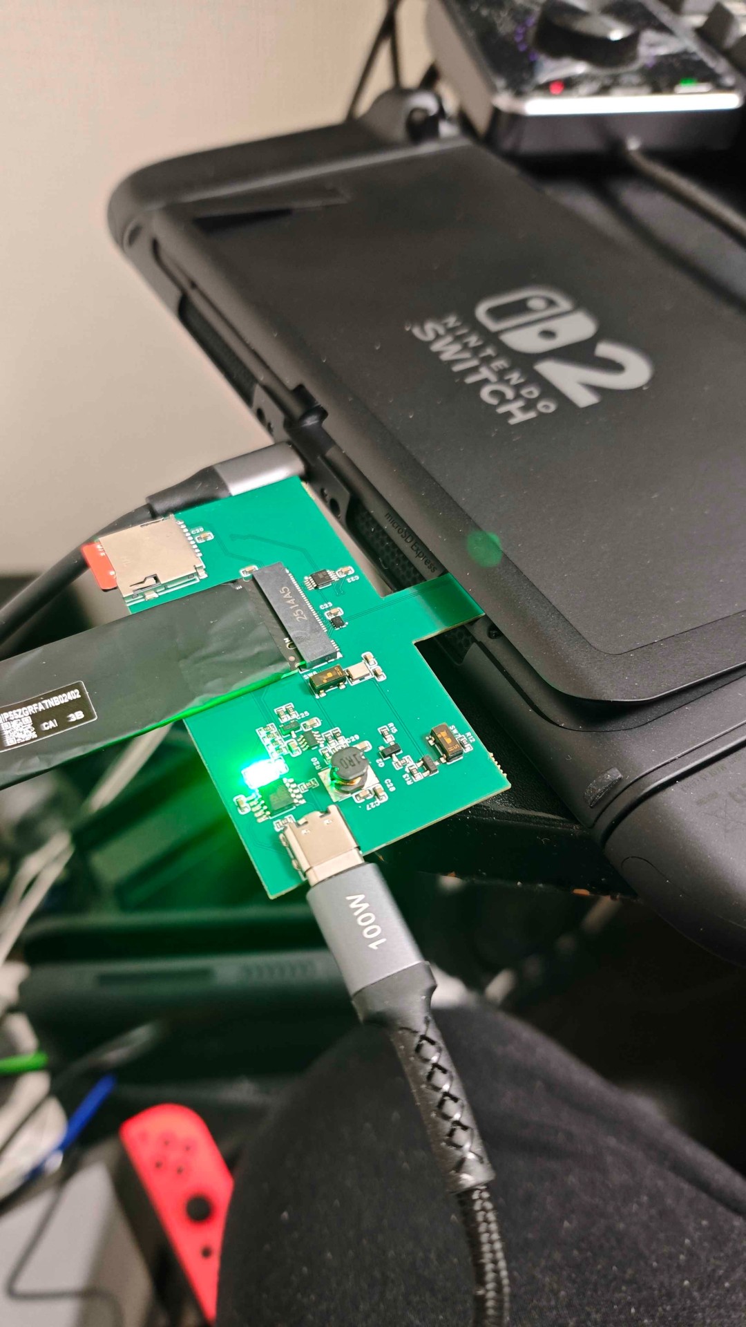 日本高手成功改造Switch2 绕过官方限制外接SSD固态