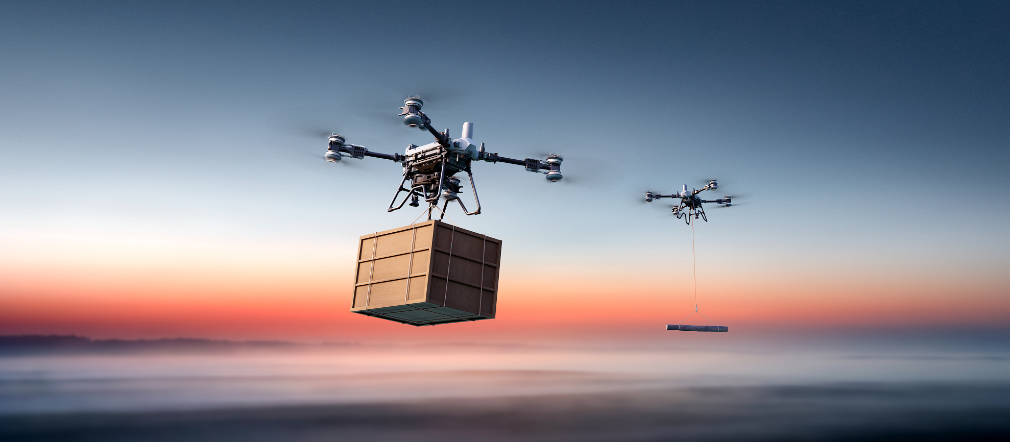 大疆发布全新DJI FC200/T200无人机：单机最高载重200kg！四机协同600kg