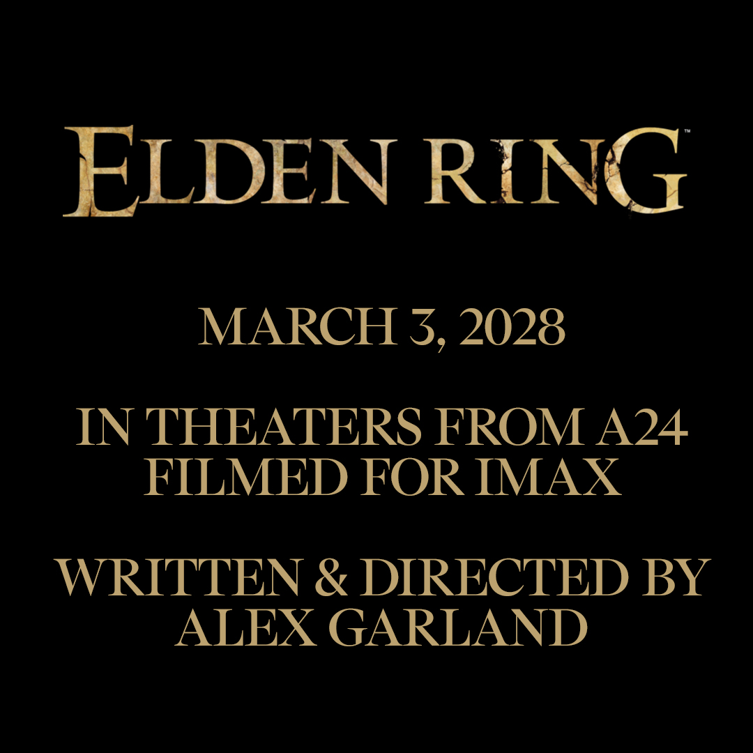 《艾尔登法环》电影2028年3月上映 首批演员曝光