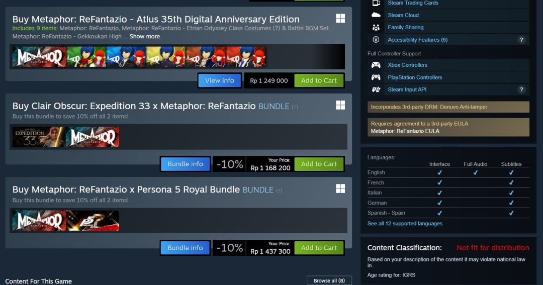 印尼游戏评级惹众怒 成人游戏评