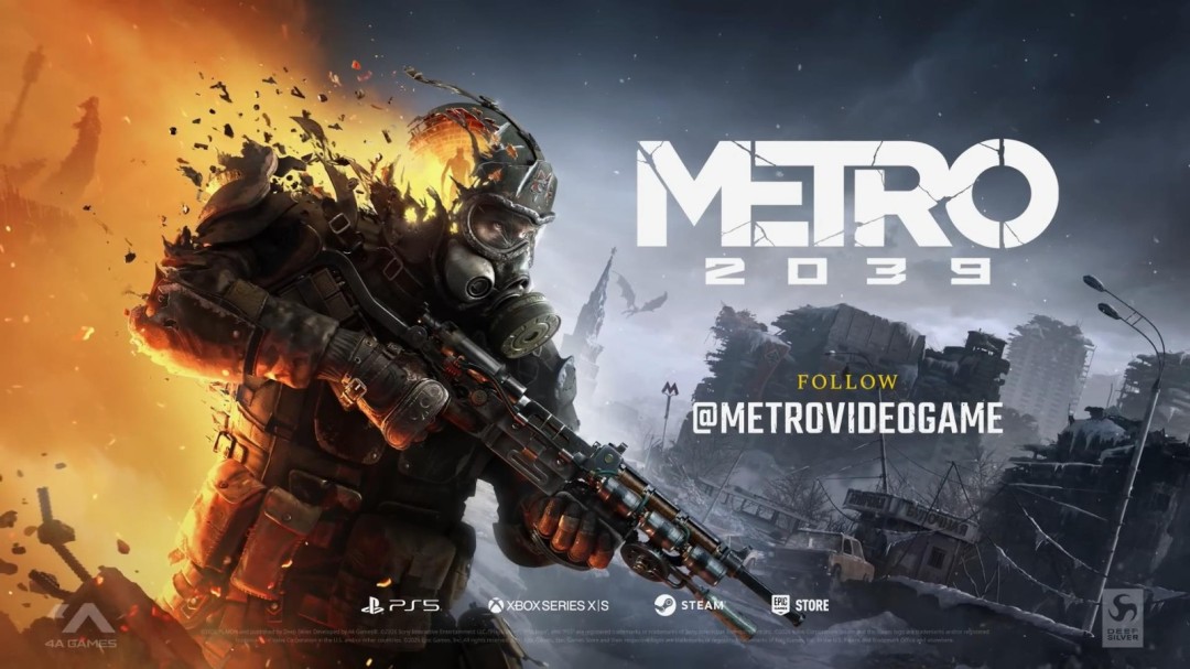 《地铁2039》新实机预告公布 游戏画面效果逼真