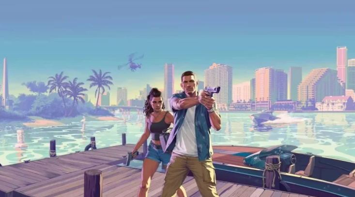 《GTA6》玩家发现隐藏细节:蓝色代表男主 粉色指向女主