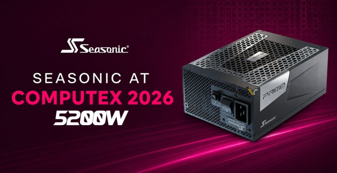海韵亮出5200W最强电源!能同时带9张RTX5090