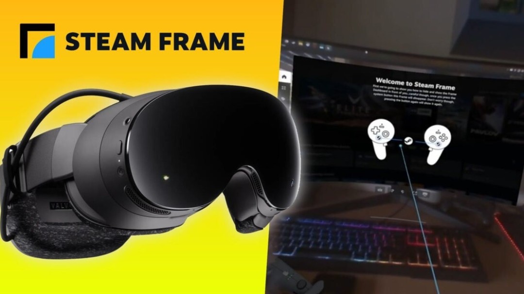 Steam Frame首段教程视频曝光 VR头显界面实机画面流出