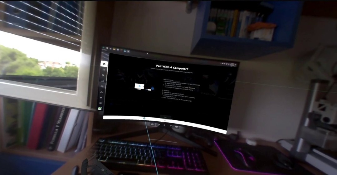 Steam Frame首段教程视频曝光 VR头显界面实机画面流出