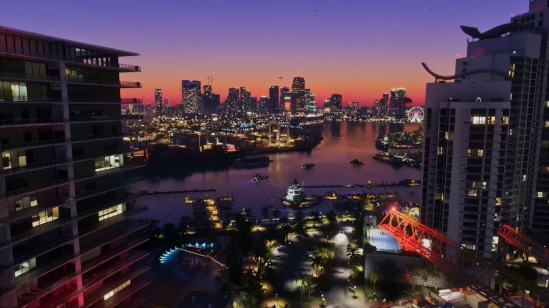 《GTA6》官网更新 新截图展示夜晚罪恶都市