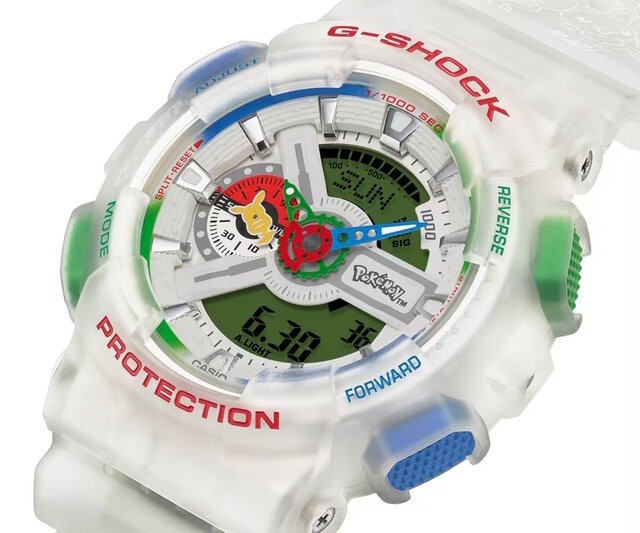 《宝可梦》30周年纪念 联动卡西欧G-SHOCK推精致腕表