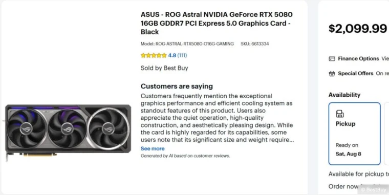 国外显卡一样涨疯了!RTX 5080比原价5090还贵