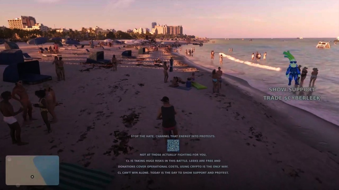 《GTA6》泄露视频13 海滩NPC细节令人惊叹