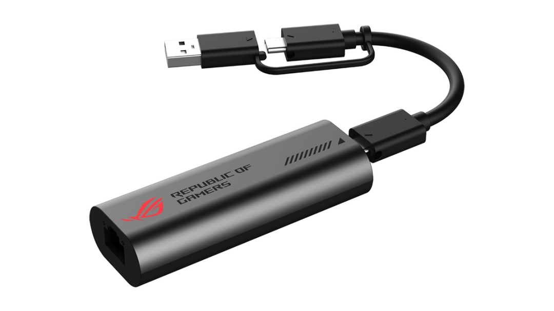 华硕推出ROG USB-C10G：万兆USB有线网卡