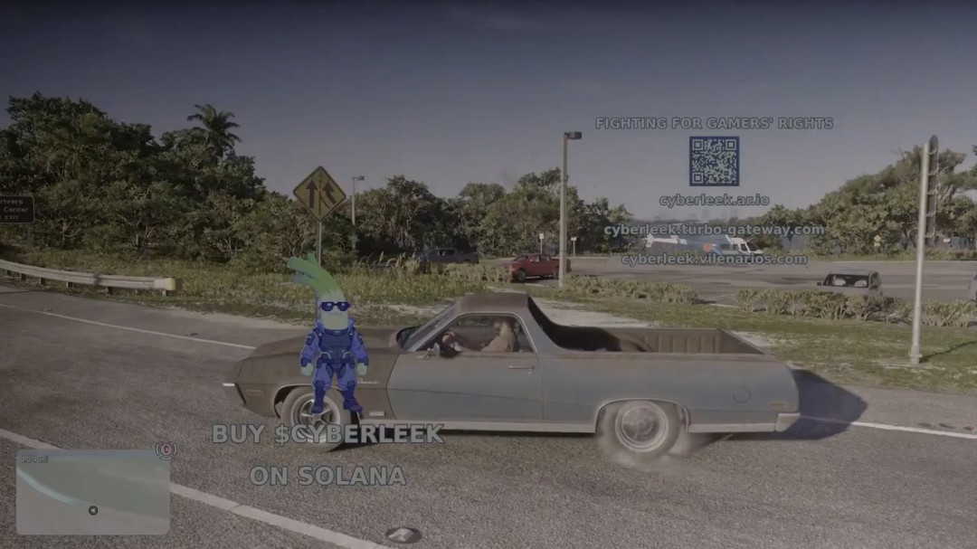 《GTA6》两段实机泄露 杰森打篮球和路怒打NPC