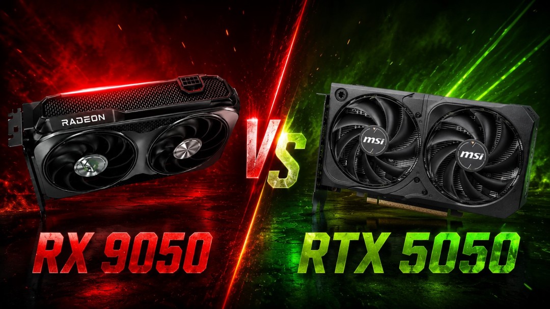 RX 9050性能实测 比RTX 5050还要慢20%-30%