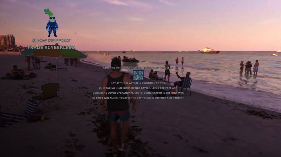 《GTA6》泄露视频13 海滩NPC细节令人惊叹
