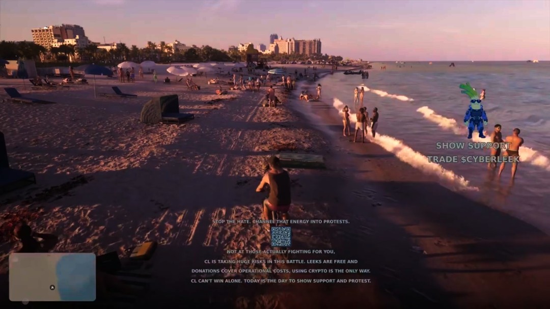 《GTA6》泄露视频13 海滩NPC细节令人惊叹