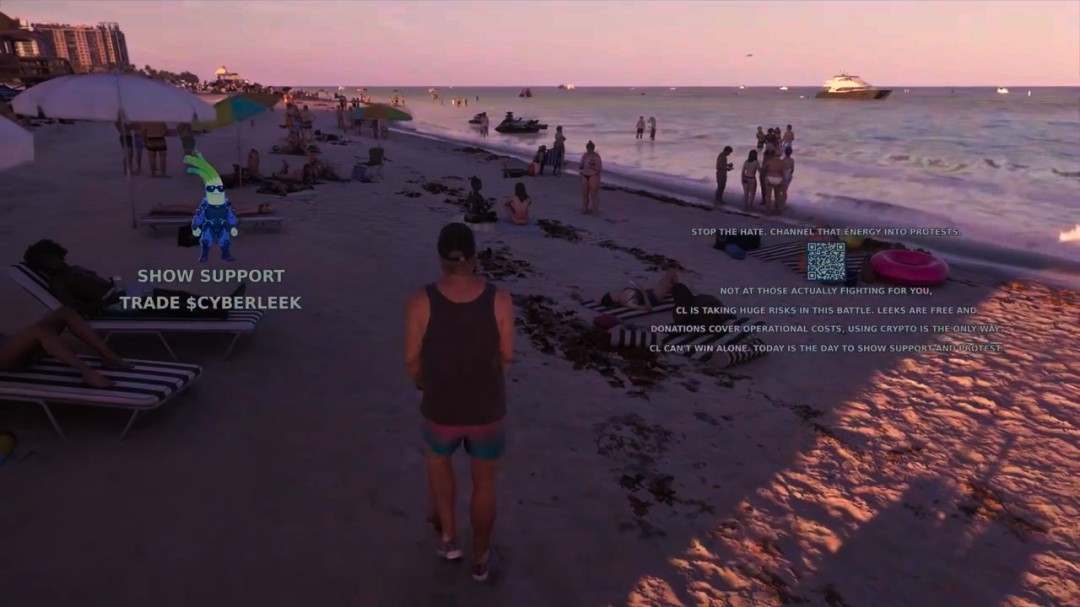 《GTA6》泄露视频13 海滩NPC细节令人惊叹