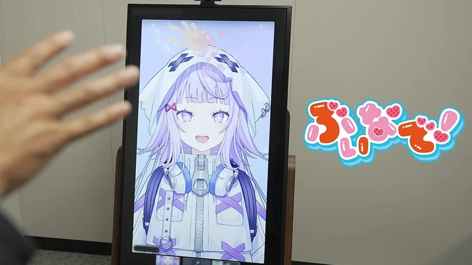 日本全新黑科技！粉丝可亲手抚摸Vtuber 可实时感知