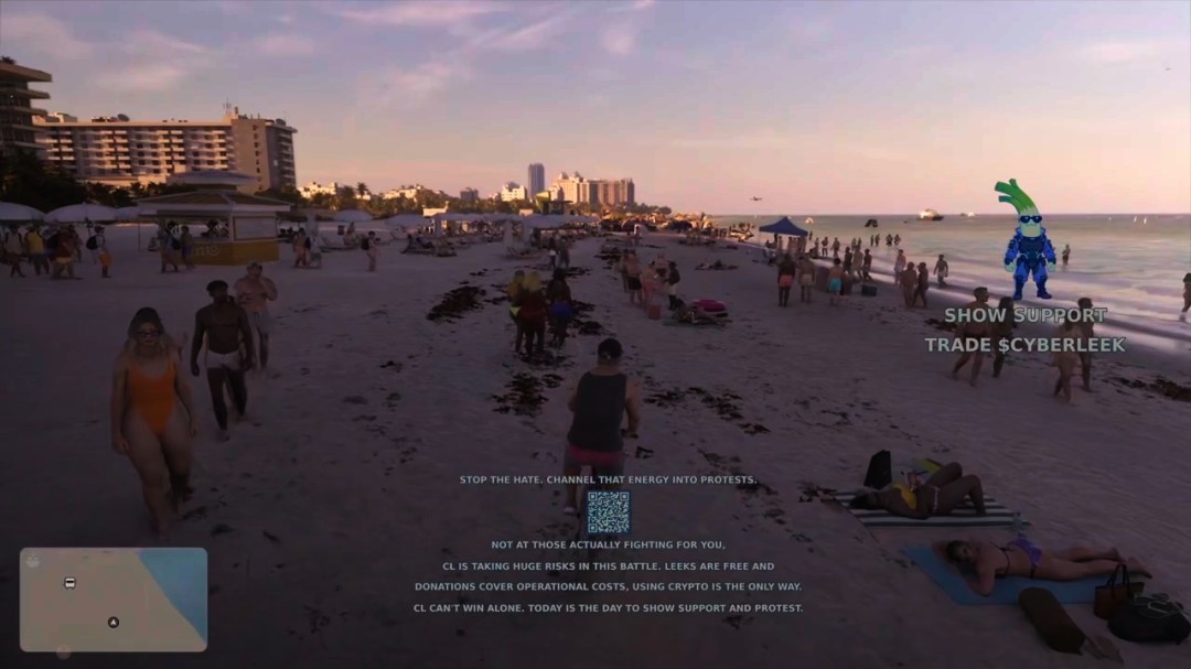 《GTA6》泄露视频13 海滩NPC细节令人惊叹