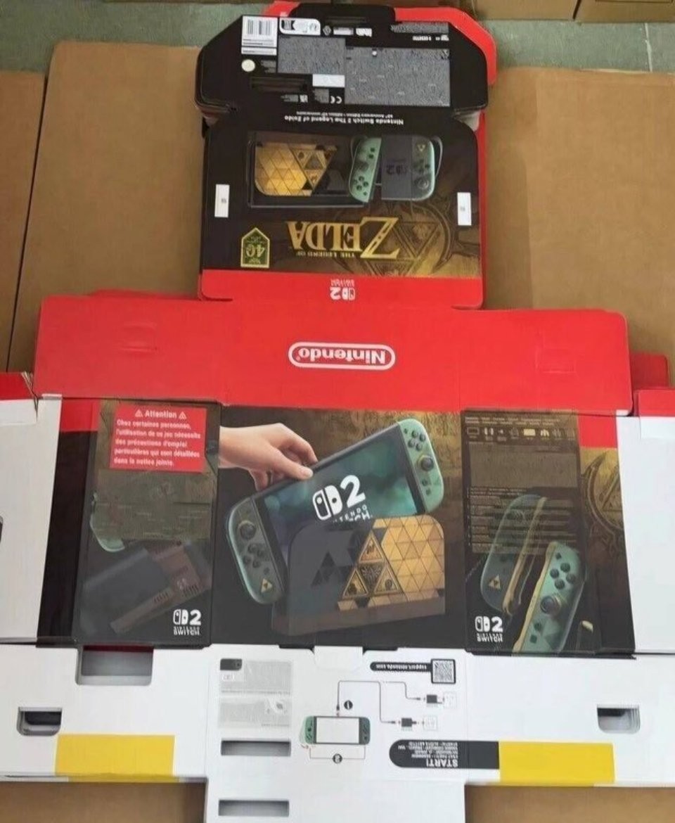 《塞尔达》40周年献礼?Switch2限定机包装惊现网络
