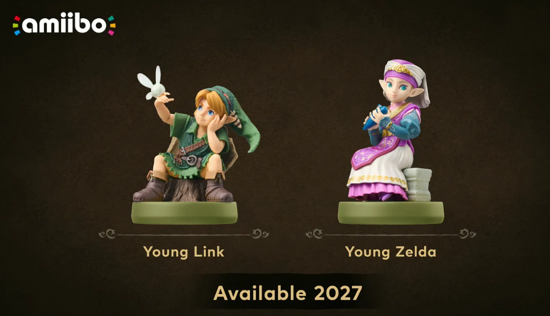 《塞尔达传说:时之笛 重制版》两款角色amiibo预计2027年推出