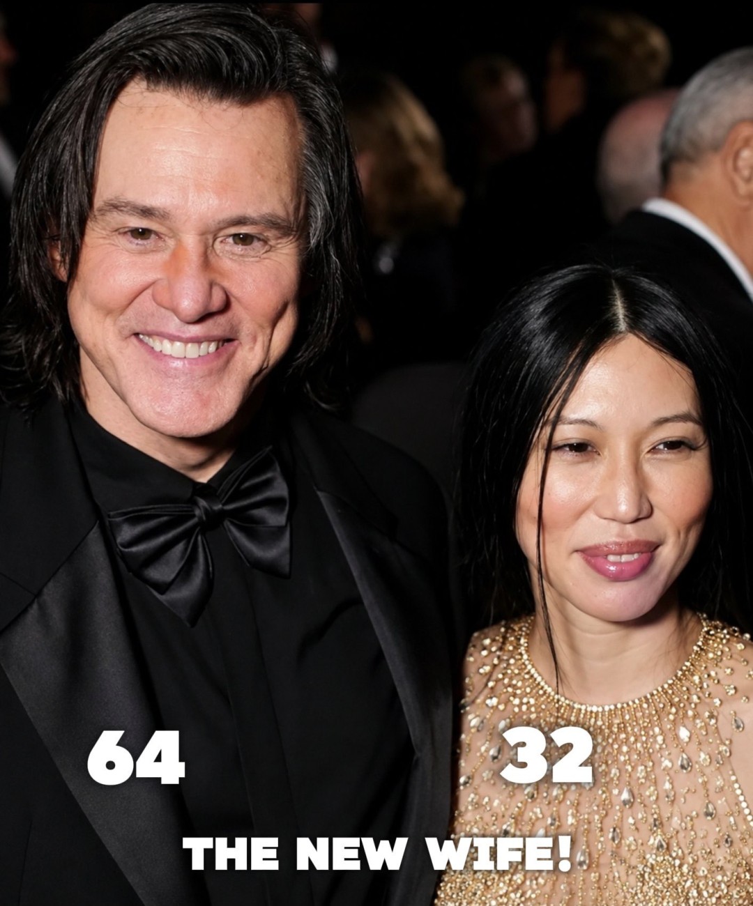 64岁金·凯瑞第三次结婚 新娘是32岁的亚裔女友