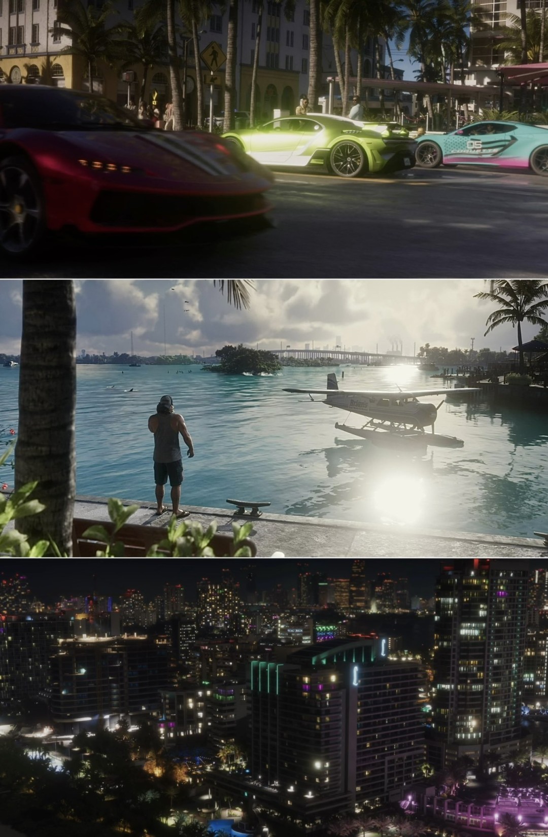 《GTA6》首支预告片和发售预告片对比 被质疑画面缩水